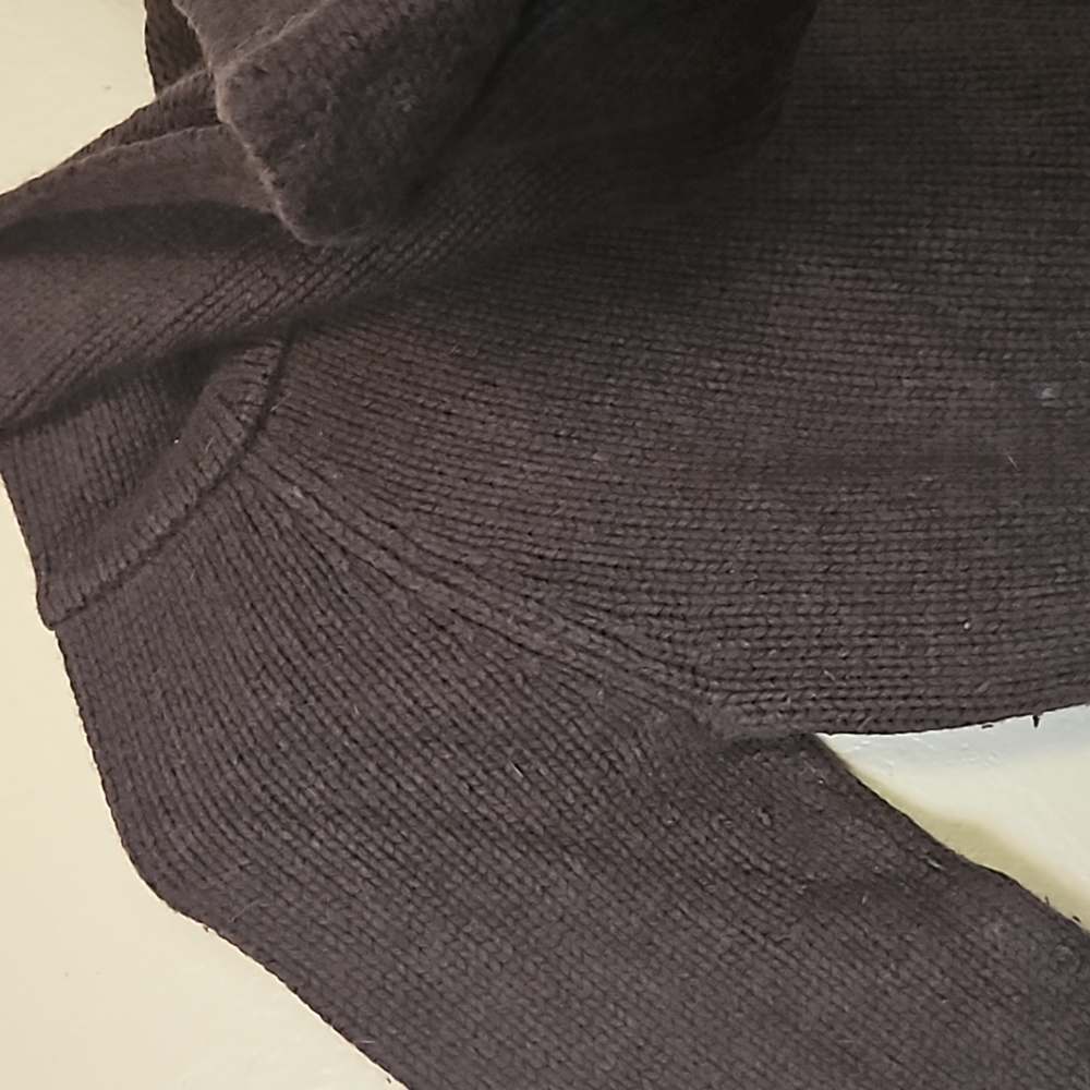Brown Zip-Up Sweater - Picture 4 of 8